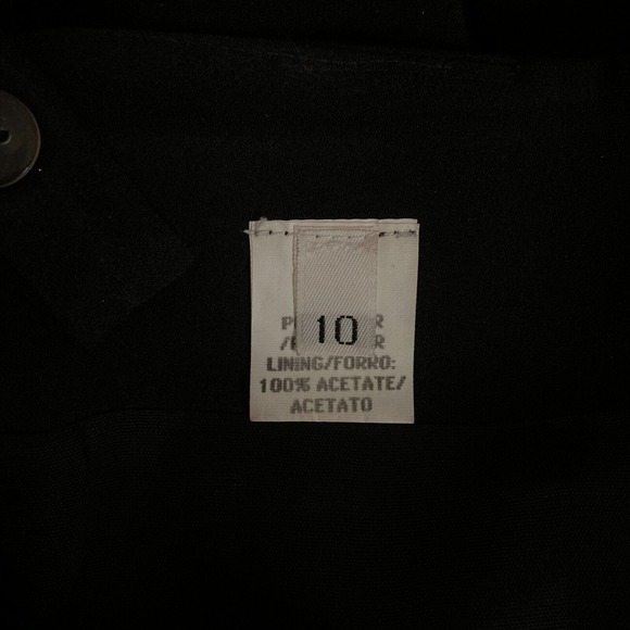 Nina Austin Dress Womens Sz 10 Black Cocktail Sheath‎ Rhinestone Elegant - Picture 7 of 14